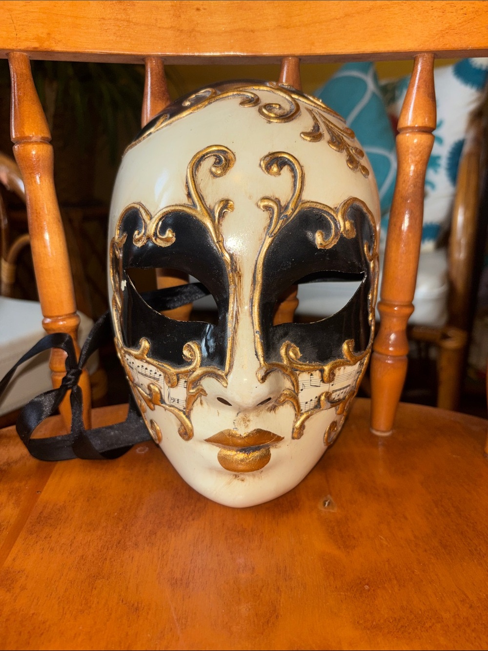 Venezia traditional Venetian Volto Masquerade Mask, an iconic symbol of t